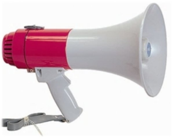 Megáfono con sirena 8W - HB501