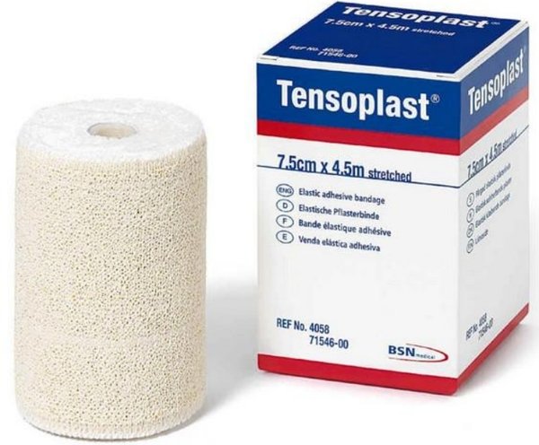 Venda elástica adhesiva Tensoplast  - 7,5 cm / 4,5 m