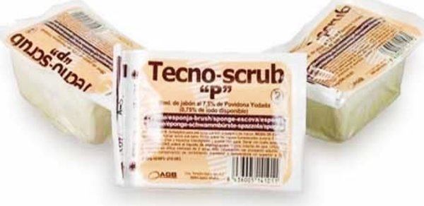 Cepillo estéril clínica Tecno Scrub P