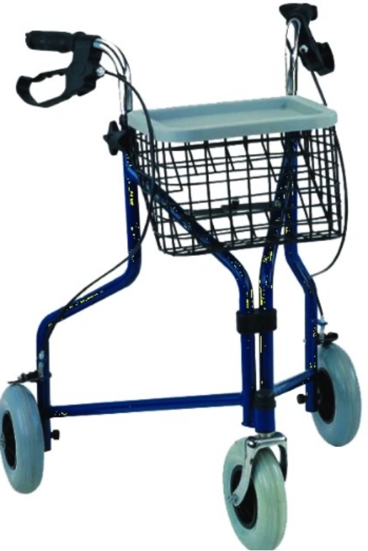 Andador de tres ruedas con cesta FAZZINI