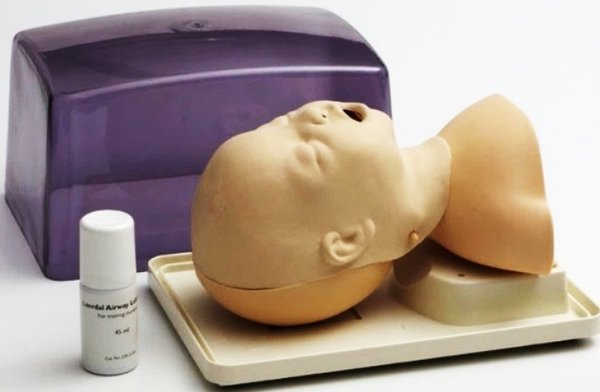 Maniquí intubación - Cabeza intubación bebé