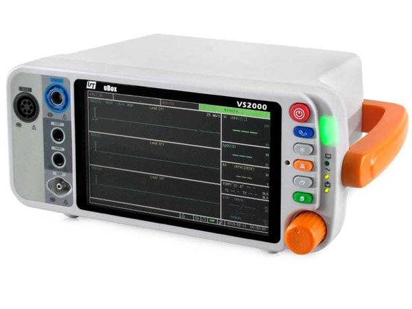 Monitor de constantes vitales ECG, SPO2, NIBP, RESP y TEMP