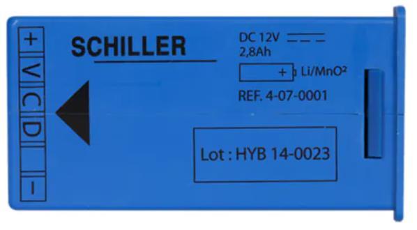 Batería para desfibrilador Schiller Fred Easy LI/MNO2